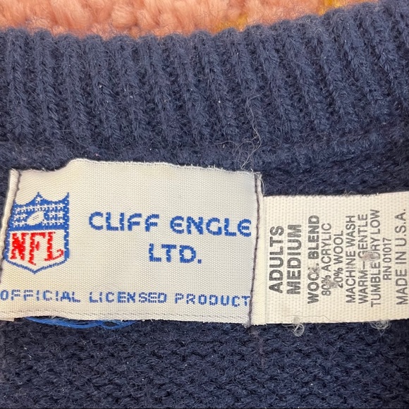 VINTAGE Chicago Bears Sweater NFL Adult Medium |K5 - Picture 5 of 6